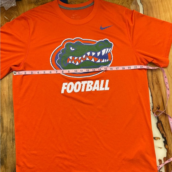Nike Dri-Fit Florida Gators Football Shirt Orange Performance Tee Mens L - Picture 3 of 7